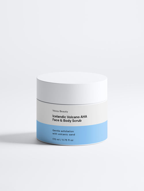 Icelandic Volcano AHA Face & Body Scrub